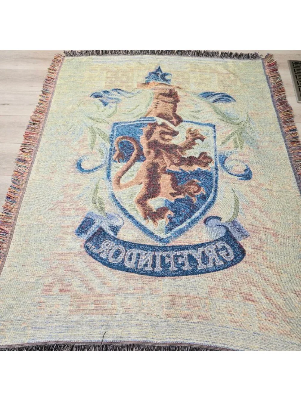 Warner Bros Harry Potter Gryffindor Woven Tapestry Throw Blanket